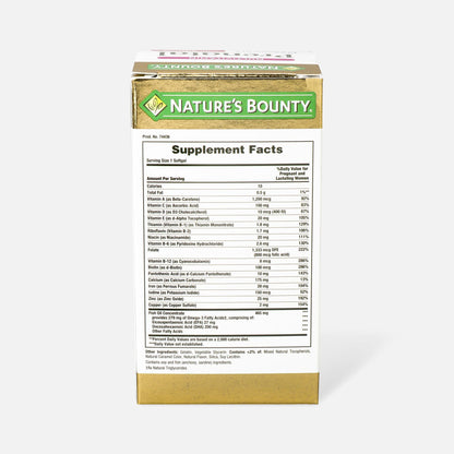 Nature's Bounty Prenatal Multivitamin Softgels 60 Ct.