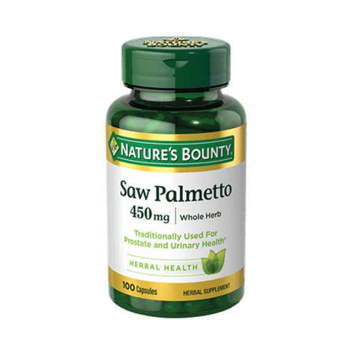 Nature's Bounty Saw Palmetto 450mg, 100 Ct