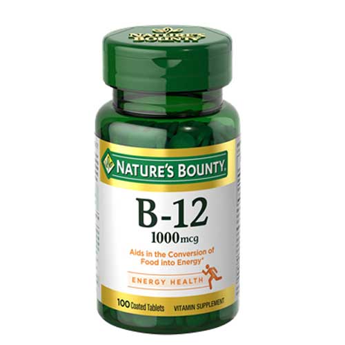 Nature's Bounty Vitamin B12 1000mcg, 100 Ct