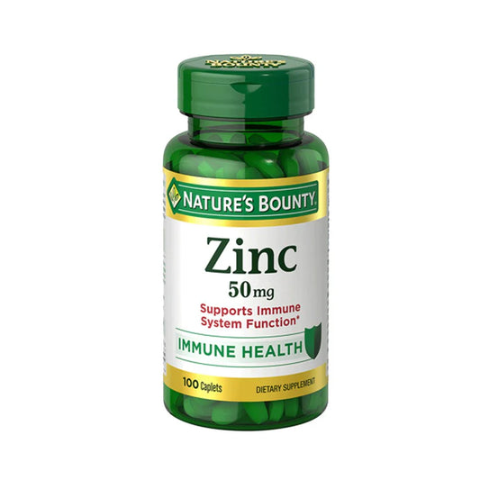 Nature's Bounty Zinc 50mg, 100 Ct