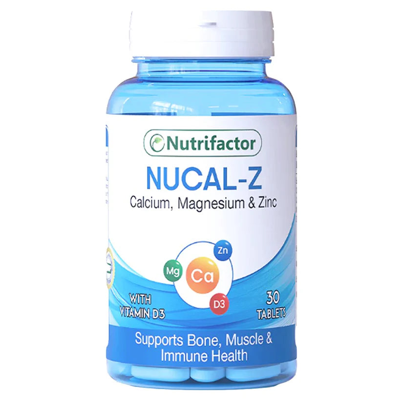 Nutrifactor Nucal Z - Calcium Magnesium & Zinc 30 Ct