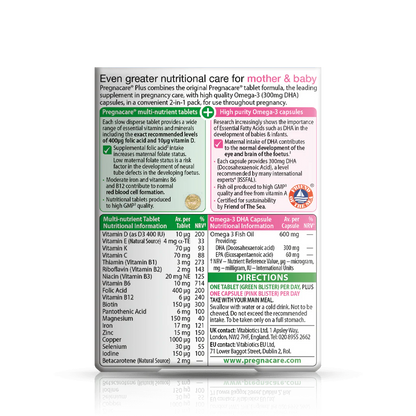Vitabiotics Pregnacare Plus 56 Tablets/Capsules