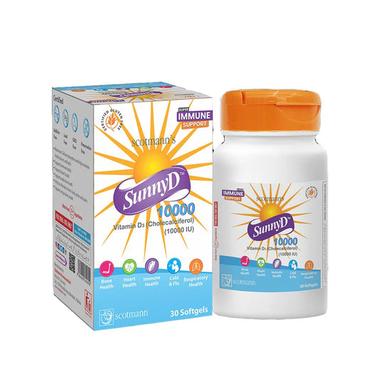 Scotmann SunnyD 10000 (Vitamin D3 10000 IU), 30 Ct