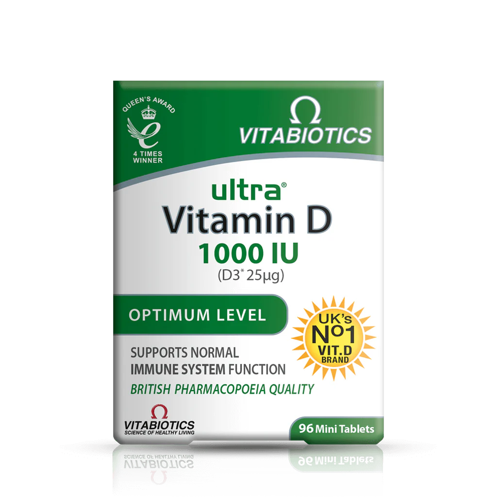 Vitabiotics Ultra Vitamin D 1000IU 96 Tablets