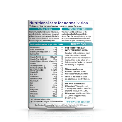 Vitabiotics Visionace Original - 30 Tablets